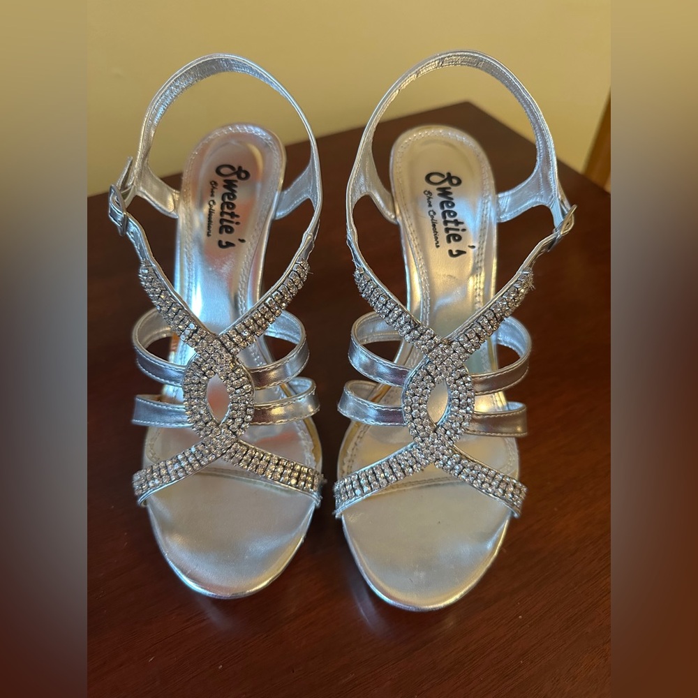 Sweetie’s Prom/Pageant Rhinestone Heels. Size 6.5. - Picture 5 of 5